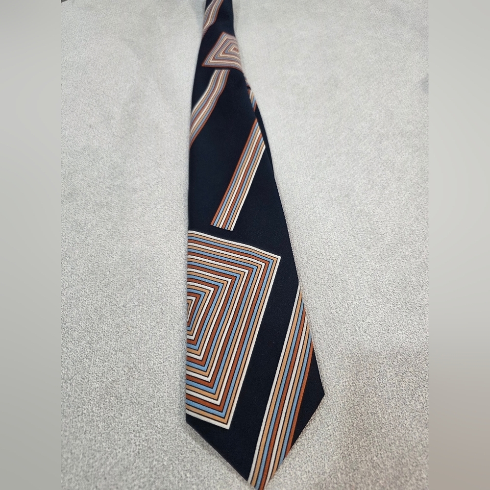 Givenchy Geometric Pattern Silk Tie
